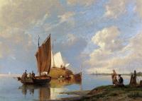Pieter Christian Dommerson - Off Volendam On The Zuiderzee